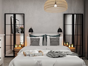 Sypialnia loft - Sypialnia, styl nowoczesny - zdjęcie od IZZY PROJEKT