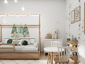 Leśny pokój dla dwulatka - Pokój dziecka, styl skandynawski - zdjęcie od IZZY PROJEKT