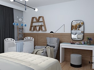 Sypialnia w dwóch odsłonach - Sypialnia, styl nowoczesny - zdjęcie od IZZY PROJEKT