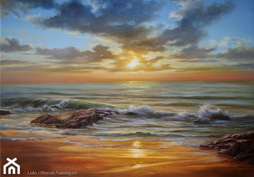 Morze - zdjęcie od Lidia Olbrycht Painting Art