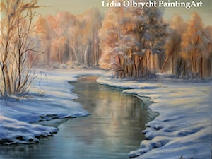 Pejzaż Zimowy - zdjęcie od Lidia Olbrycht Painting Art