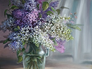 Kwiaty Bzy - zdjęcie od Lidia Olbrycht Painting Art