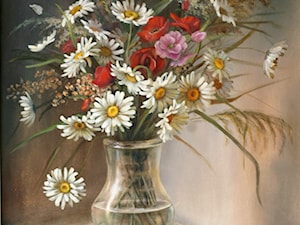 Kwiaty Polny Bukiet - zdjęcie od Lidia Olbrycht Painting Art