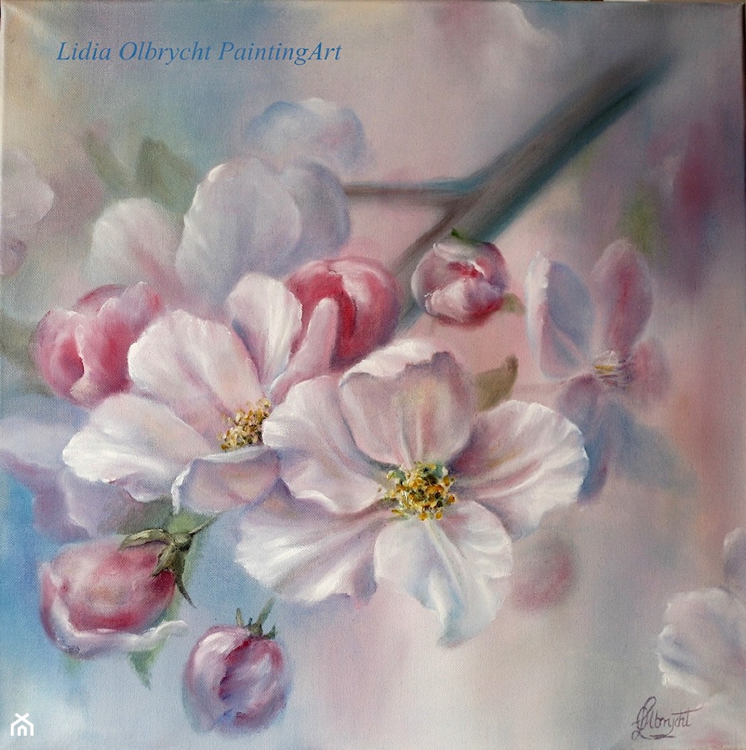 Kwitnąca Jabłoń - zdjęcie od Lidia Olbrycht Painting Art - Homebook