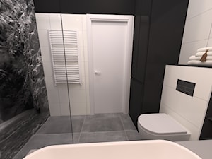 Projekt Gdynia - Mała bez okna łazienka, styl industrialny - zdjęcie od AB-INVEST