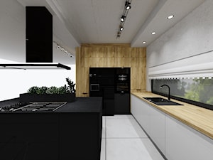 Loftowa kuchnia z cegłą - zdjęcie od |AgnieszkaKwaśny