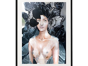 plakat maggiepiu Freewolna Butterfly w ramie basic z passe-partout - zdjęcie od Maggie Piu Gallery