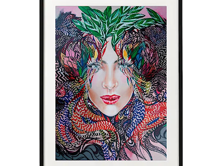 Aranżacje wnętrz - : plakat maggiepiu Medusa-kolor1 w ramie basic z passe-partout - Maggie Piu Gallery. Przeglądaj, dodawaj i zapisuj najlepsze zdjęcia, pomysły i inspiracje designerskie. W bazie mamy już prawie milion fotografii!