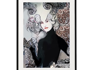 plakat maggiepiu Lady Black w ramie basic z passe-partout - zdjęcie od Maggie Piu Gallery