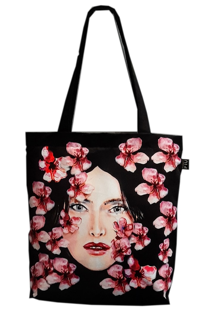 Piu shoper - Lady Sakura II - plus - torba na zakupy - zdjęcie od Maggie Piu Gallery - Homebook
