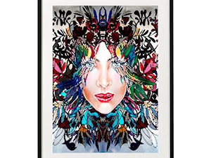 plakat maggiepiu Medusa-kolor5 w ramie basic z passe-partout - zdjęcie od Maggie Piu Gallery