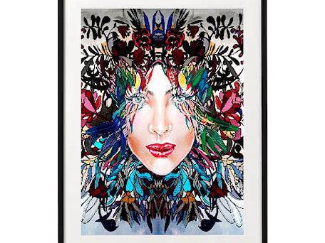 Aranżacje wnętrz - : plakat maggiepiu Medusa-kolor5 w ramie basic z passe-partout - Maggie Piu Gallery. Przeglądaj, dodawaj i zapisuj najlepsze zdjęcia, pomysły i inspiracje designerskie. W bazie mamy już prawie milion fotografii!