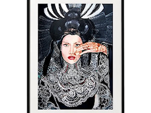 plakat maggiepiu Lady Gingko w ramie basic z passe-partout - zdjęcie od Maggie Piu Gallery