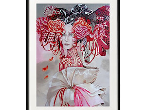 plakat maggiepiu Madame Butterfly w ramie basic z passe-partout - zdjęcie od Maggie Piu Gallery