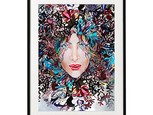 plakat maggiepiu Medusa-kolor3 w ramie basic z passe-partout - zdjęcie od Maggie Piu Gallery