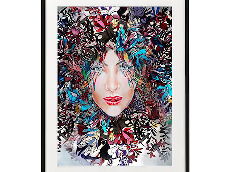 Aranżacje wnętrz - : plakat maggiepiu Medusa-kolor3 w ramie basic z passe-partout - Maggie Piu Gallery. Przeglądaj, dodawaj i zapisuj najlepsze zdjęcia, pomysły i inspiracje designerskie. W bazie mamy już prawie milion fotografii!