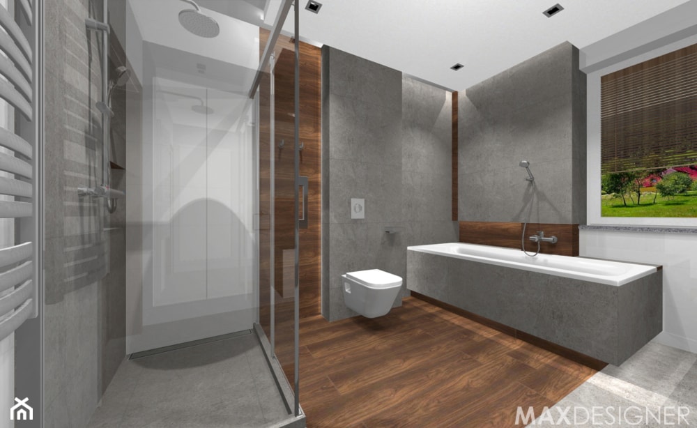 Salon kąpielowy - Nowoczesny minimalizm. - Łazienka, styl minimalistyczny - zdjęcie od MaxDesigner - Homebook