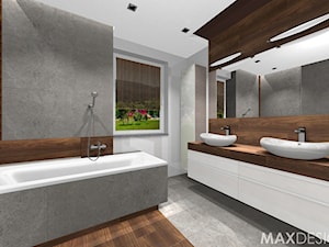 Salon kąpielowy - Nowoczesny minimalizm. - Łazienka, styl minimalistyczny - zdjęcie od MaxDesigner
