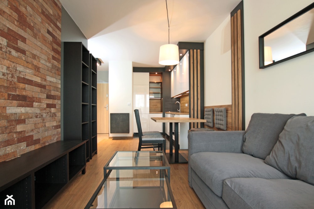 Salon w stylu geometryczny loft - zdjęcie od MaxDesigner - Homebook