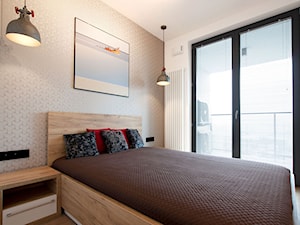 Sypialnia z akcentami loftu - zdjęcie od MaxDesigner