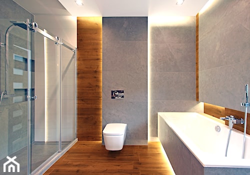 Nowoczesna łazienka - Średnia bez okna łazienka, styl minimalistyczny - zdjęcie od MaxDesigner