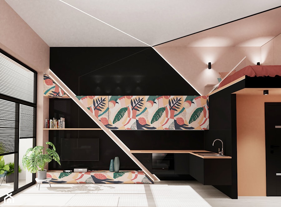 MINI KĄT - Salon, styl nowoczesny - zdjęcie od MyBigBox Architekci