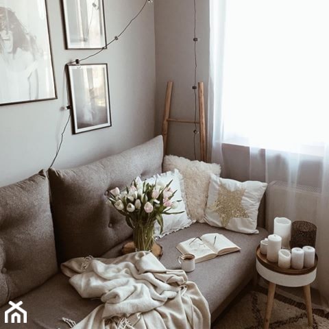 Moje mieszkanie - Salon, styl skandynawski - zdjęcie od nieoptymistka