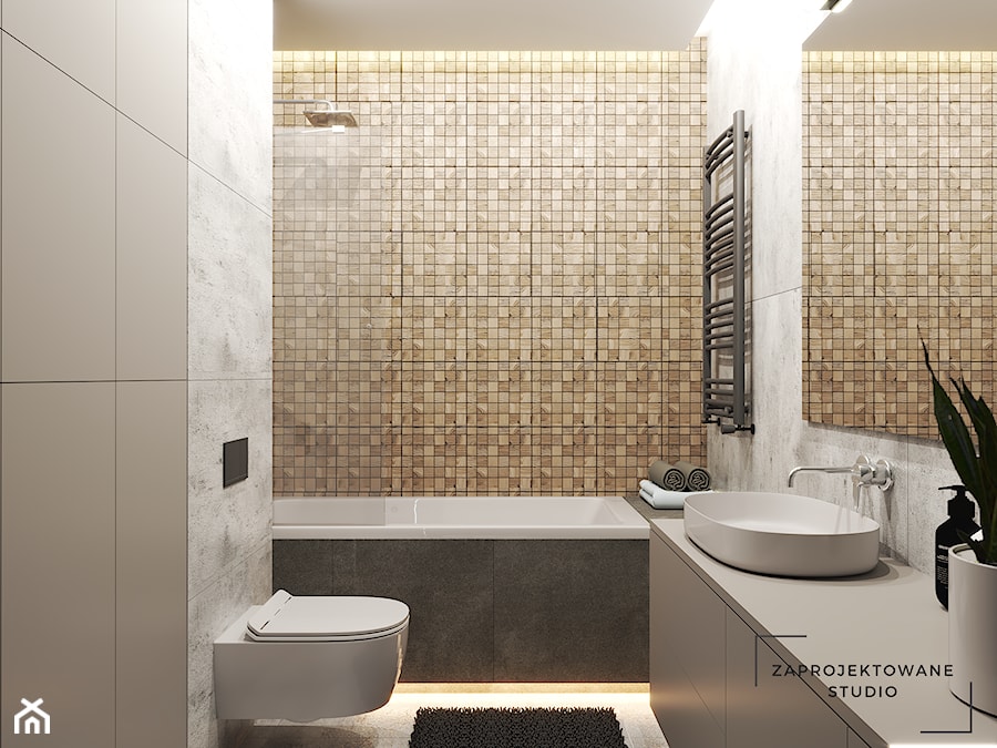 łazienka z klimatem - Łazienka, styl industrialny - zdjęcie od Zaprojektowane