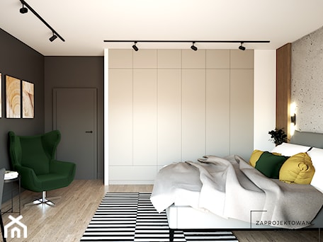 Aranżacje wnętrz - Sypialnia: Sypialnia loft - Sypialnia, styl industrialny - Zaprojektowane. Przeglądaj, dodawaj i zapisuj najlepsze zdjęcia, pomysły i inspiracje designerskie. W bazie mamy już prawie milion fotografii!