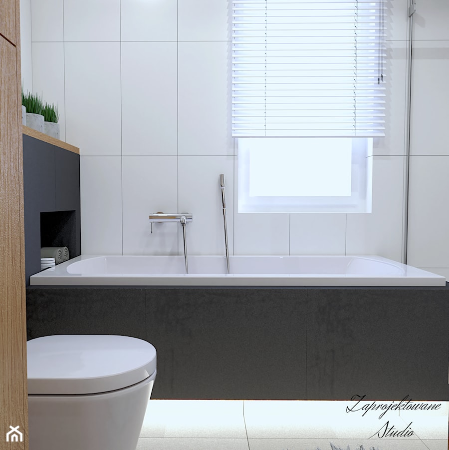 Łazienka minimalistyczna - Łazienka, styl skandynawski - zdjęcie od Zaprojektowane