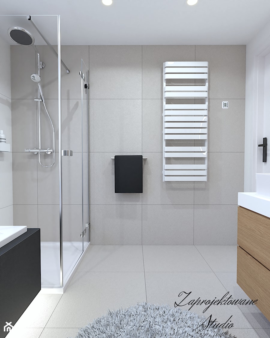 Łazienka minimalistyczna - Łazienka, styl skandynawski - zdjęcie od Zaprojektowane