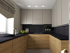 mieszkanie 56m2 - Kuchnia, styl nowoczesny - zdjęcie od ERS Pracownia Projektowa Eliza Rogala-Szwede