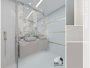 łazienka w stylu Nowojorskim 1 - zdjęcie od ERS Pracownia Projektowa Eliza Rogala-Szwede