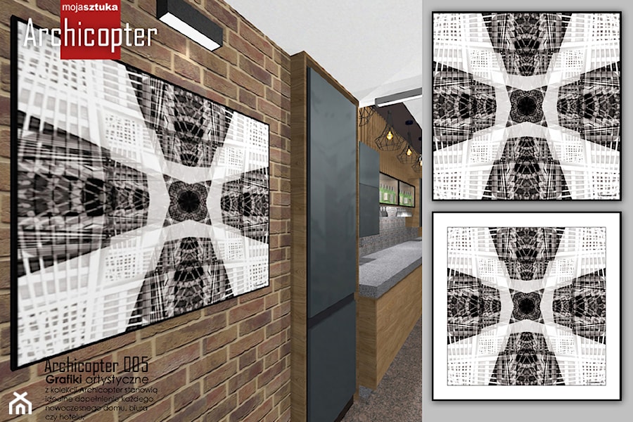 Archicopter modele: 005 / 006 - Wnętrza publiczne, styl nowoczesny - zdjęcie od mojasztuka