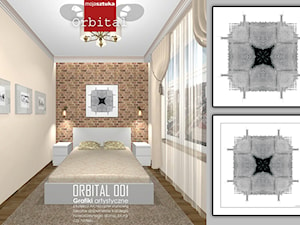 Orbital modele: 001/002 - Sypialnia, styl nowoczesny - zdjęcie od mojasztuka