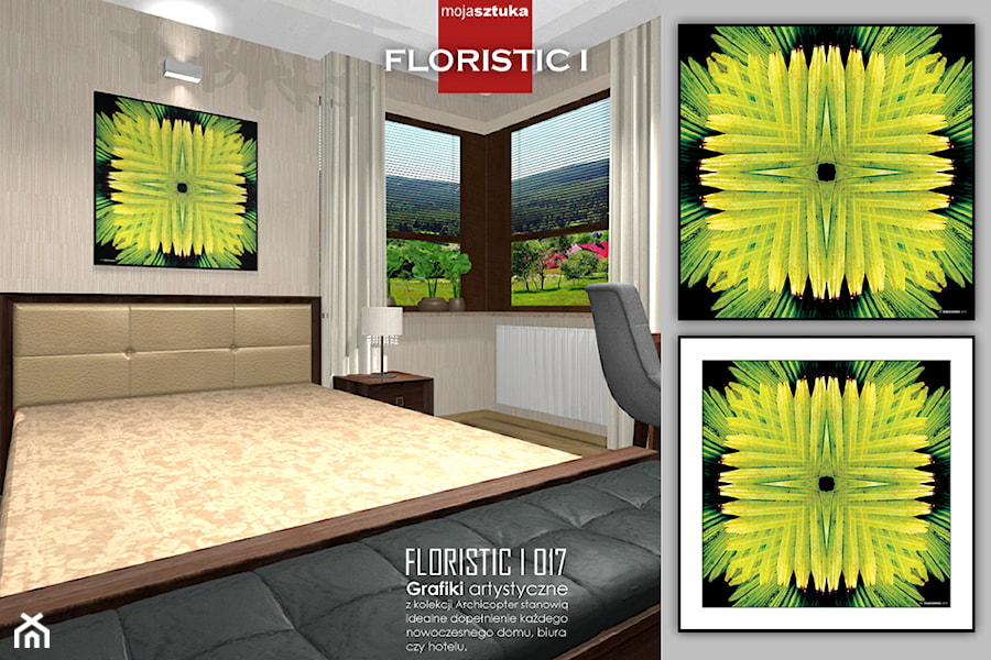 Floristic1 modele: 017/018 - Sypialnia, styl tradycyjny - zdjęcie od mojasztuka