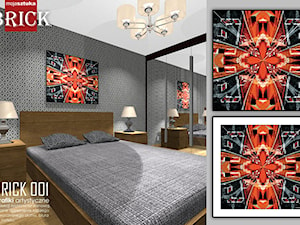 Brick modele: 001/002 - Sypialnia, styl nowoczesny - zdjęcie od mojasztuka