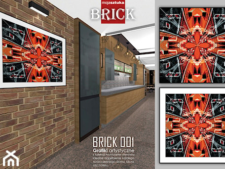 Aranżacje wnętrz - Wnętrza publiczne: Brick modele: 001/002 - Wnętrza publiczne, styl nowoczesny - mojasztuka. Przeglądaj, dodawaj i zapisuj najlepsze zdjęcia, pomysły i inspiracje designerskie. W bazie mamy już prawie milion fotografii!