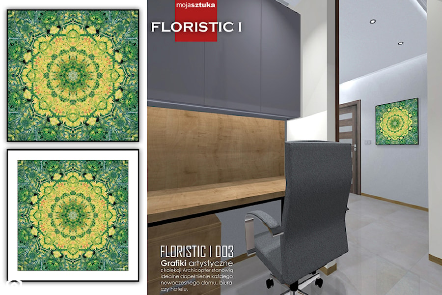 Floristic1 modele: 003/004 - Biuro, styl nowoczesny - zdjęcie od mojasztuka