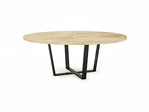 Stół okrągły na nogach ze stali malowanej proszkowo - zdjęcie od Gioia Furniture