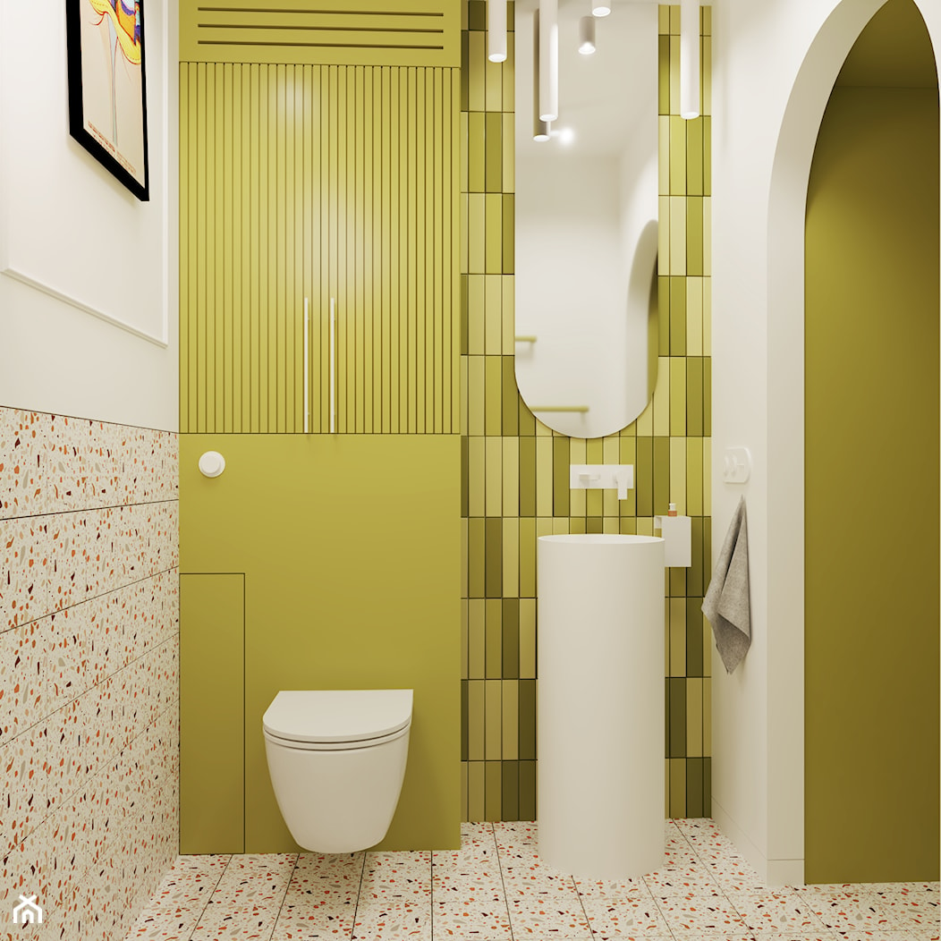 zaskakująco • malowniczo • awangardowo - WC - zdjęcie od ATUT Architektura Wnętrz - Homebook