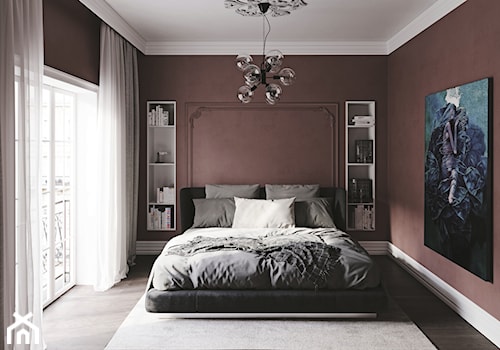 FEMME - Średnia brązowa sypialnia, styl tradycyjny - zdjęcie od 404 Studio