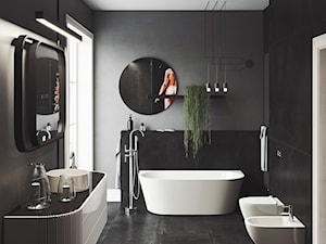 FEMME - Średnia łazienka z oknem, styl nowoczesny - zdjęcie od 404 Studio