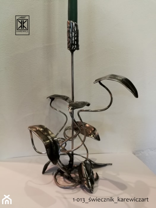 Świecznik "Pelikan" rękodzieło - zdjęcie od Karewicz Art - Homebook