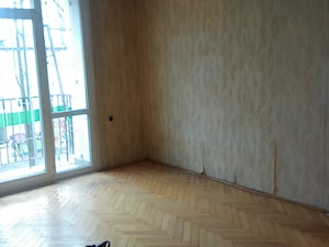 Jak z pokoju z kuchnią zrobiłam mieszkanie 2 pokojowe. - Salon - zdjęcie od alinakar@op.pl