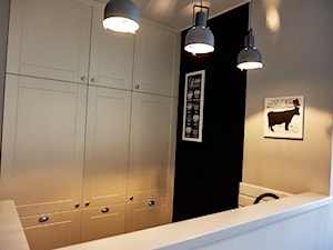Jak z pokoju z kuchnią zrobiłam 2 pokoje. - Mała kuchnia, styl skandynawski - zdjęcie od alinakar@op.pl