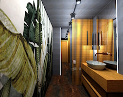 mała łazienka, toaleta gościnna styl industrialny - zdjęcie od P.Projektuje - Homebook