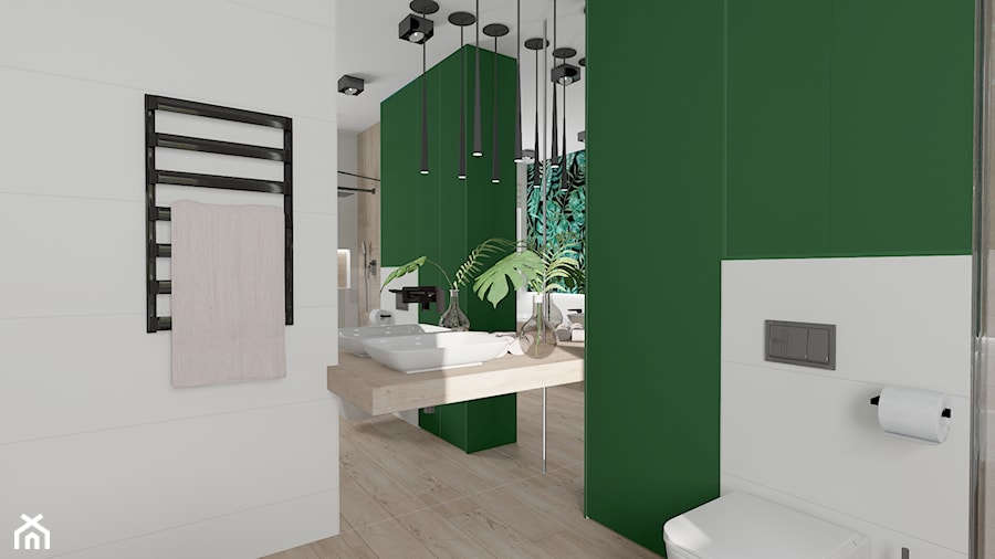 Tropikalna łazienka - Łazienka, styl nowoczesny - zdjęcie od Mua