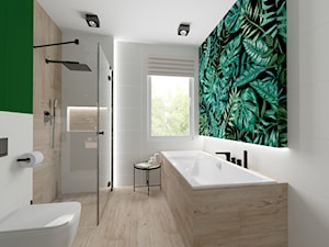 Tropikalna łazienka - Łazienka, styl minimalistyczny - zdjęcie od Mua