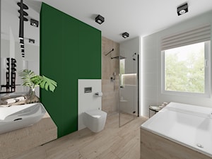 Tropikalna łazienka - Łazienka, styl minimalistyczny - zdjęcie od Mua